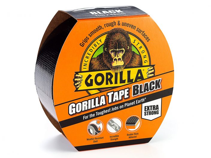 Gorilla tape, studio packshot photography in a Hull, East Yorkshire based studio.