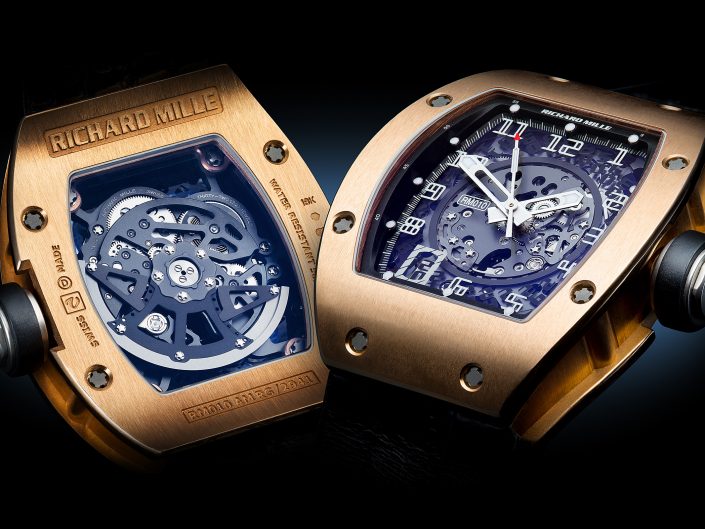 Richard Mille RM010 gold case, Watch photographer, Hull, East Yorkshire