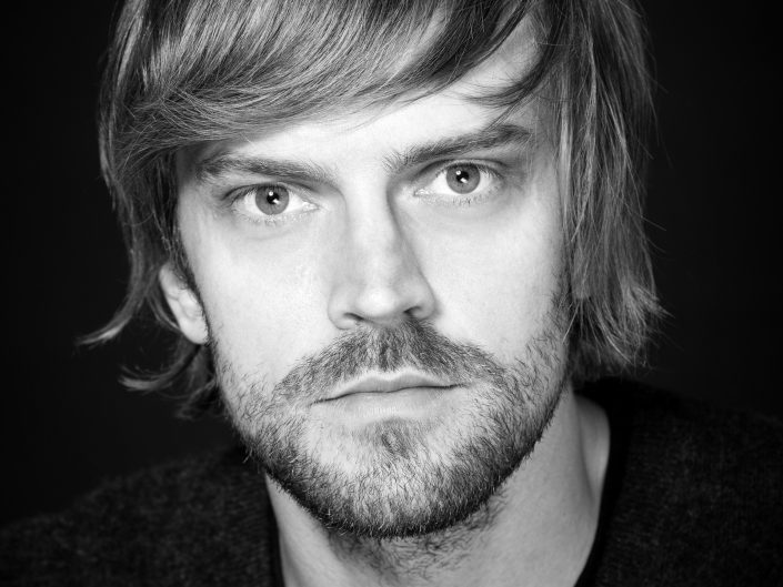 Theatre headshot photograph of an actor captured in our portrait studio in Kingston upon Hull..